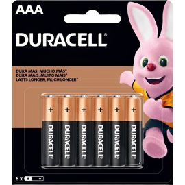 Pilha Alcalina Duracell AAA - 6 unidades